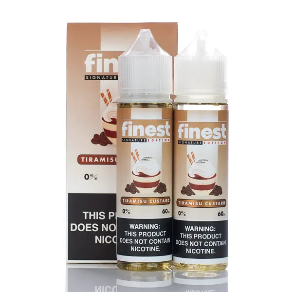 The Finest E-Liquid Signature Edition - No Nicotine Vape Juice - 120ml - Black Coral